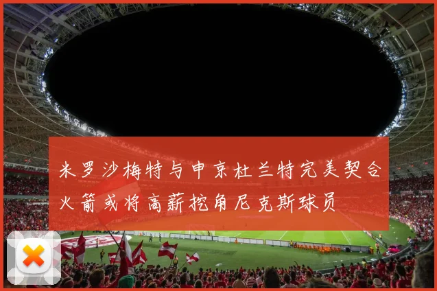 米罗沙梅特与申京杜兰特完美契合火箭或将高薪挖角尼克斯球员